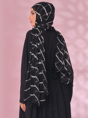 Casual Elegance Tie-Dye Silk Chiffon Scarves